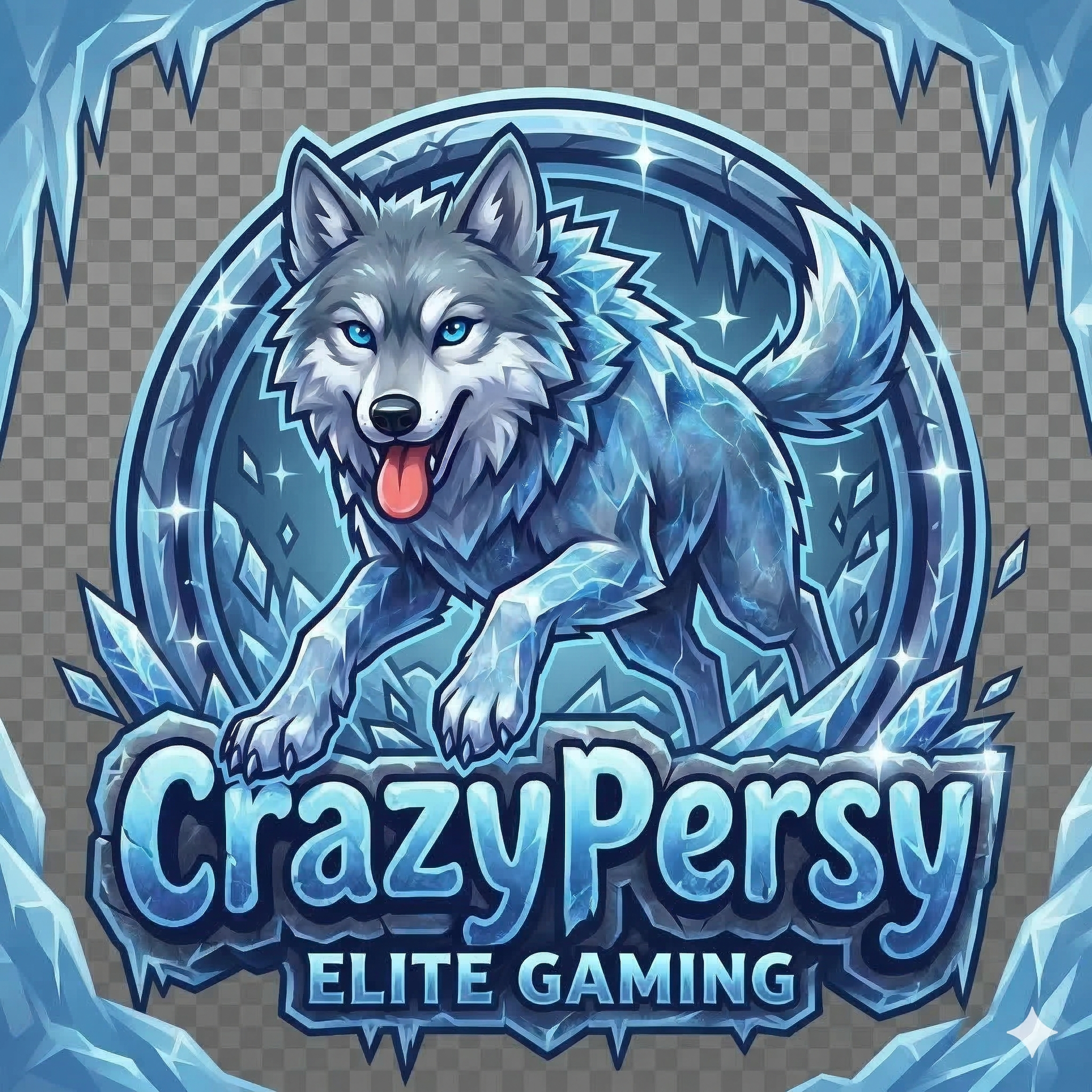 CrazyPercy Wolf Logo